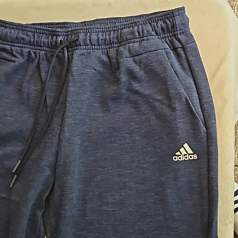 Never Worn Men's Adidas Sweatpants, Size L, Color Blue - Picture 2 of 5